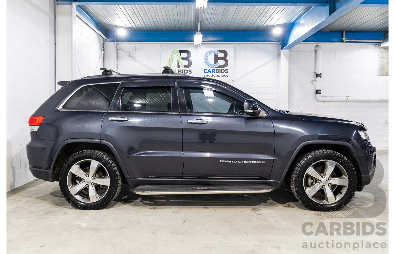 8/2015 Jeep Grand Cherokee Limited (4x4) WK MY15 4d Wagon Maximum Steel Metallic Turbo Diesel 3.0L