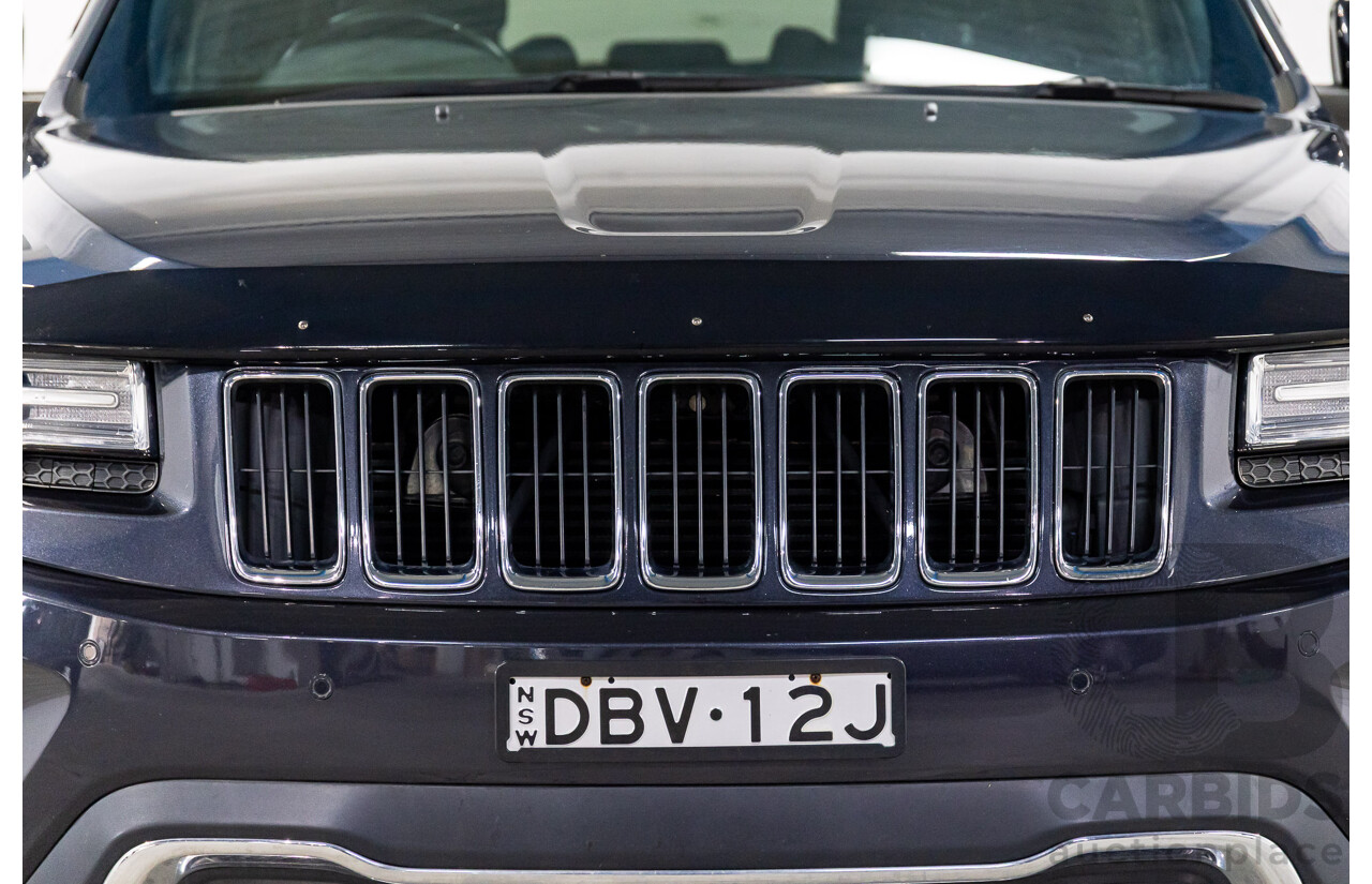 8/2015 Jeep Grand Cherokee Limited (4x4) WK MY15 4d Wagon Maximum Steel Metallic Turbo Diesel 3.0L