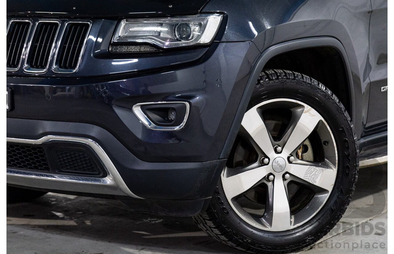 8/2015 Jeep Grand Cherokee Limited (4x4) WK MY15 4d Wagon Maximum Steel Metallic Turbo Diesel 3.0L