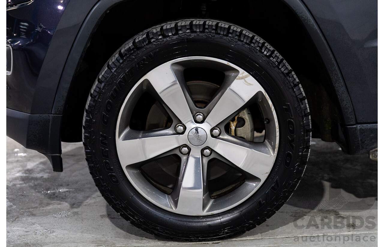 8/2015 Jeep Grand Cherokee Limited (4x4) WK MY15 4d Wagon Maximum Steel Metallic Turbo Diesel 3.0L