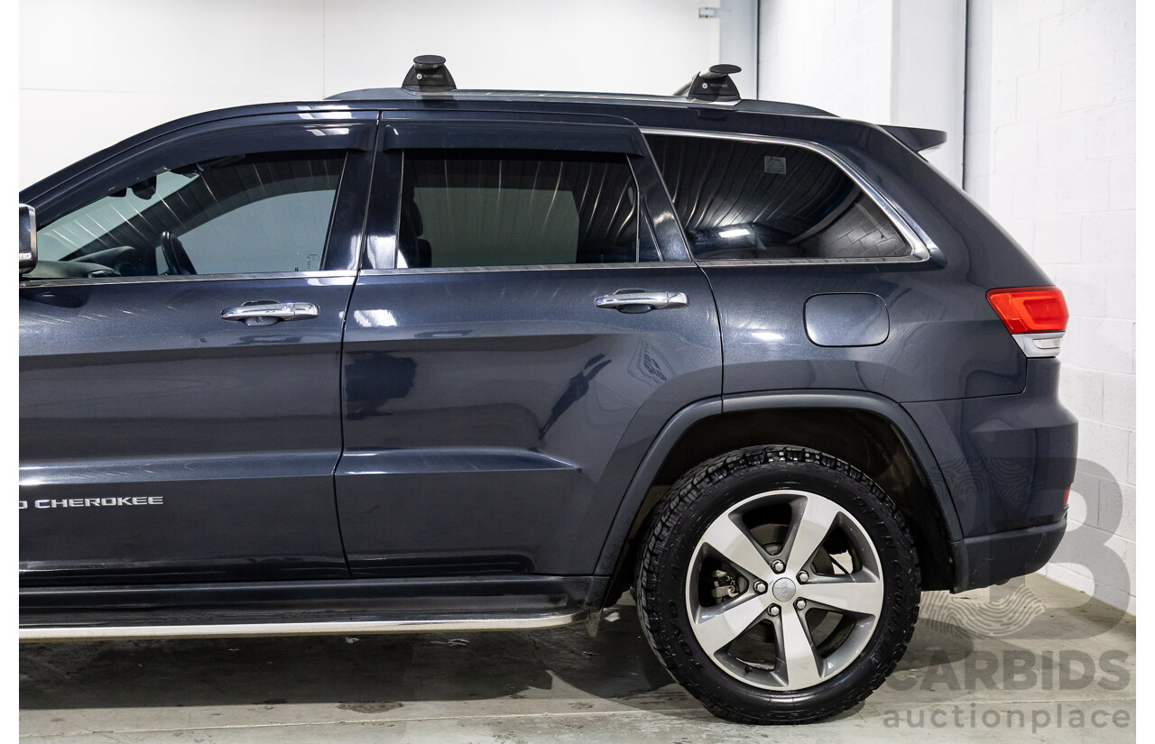 8/2015 Jeep Grand Cherokee Limited (4x4) WK MY15 4d Wagon Maximum Steel Metallic Turbo Diesel 3.0L