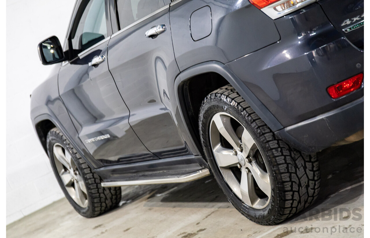 8/2015 Jeep Grand Cherokee Limited (4x4) WK MY15 4d Wagon Maximum Steel Metallic Turbo Diesel 3.0L