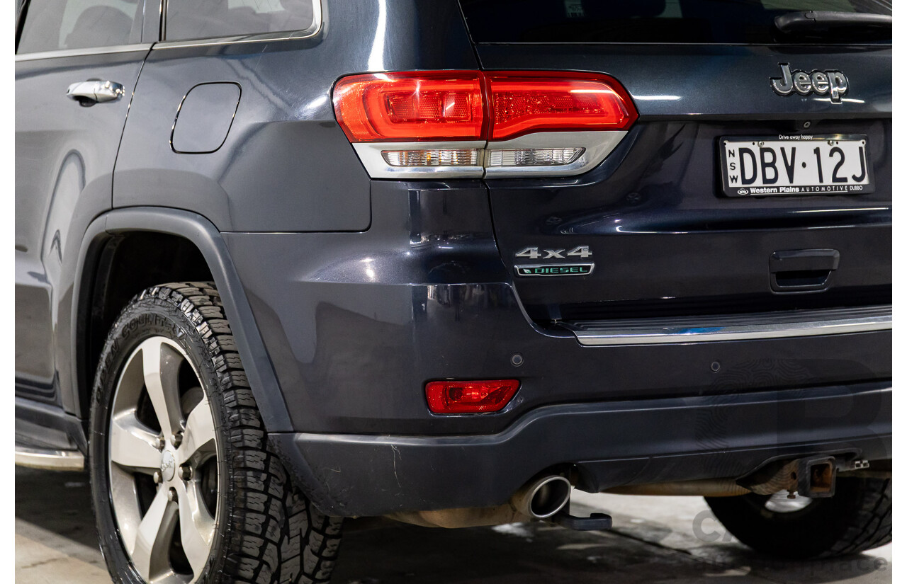8/2015 Jeep Grand Cherokee Limited (4x4) WK MY15 4d Wagon Maximum Steel Metallic Turbo Diesel 3.0L