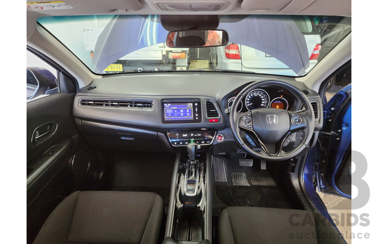 3/2015 Honda Hr-V Vti-S  4d Wagon Blue 1.8L