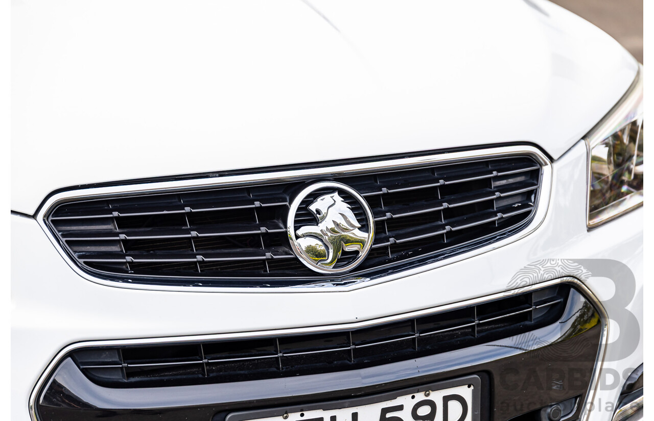 6/2014 Holden VF Commodore SS-V 2d Utility Heron White V8 6.0L - Supercharged