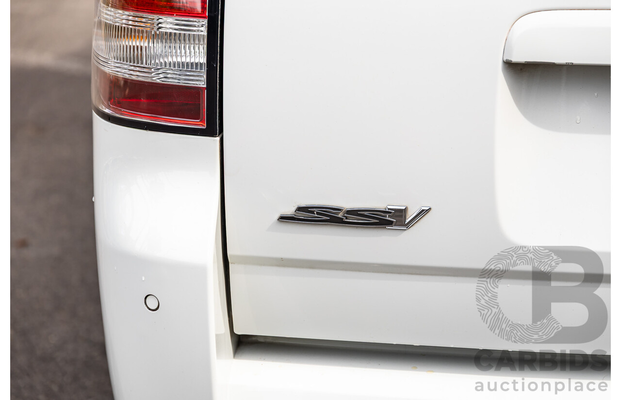 6/2014 Holden VF Commodore SS-V 2d Utility Heron White V8 6.0L - Supercharged