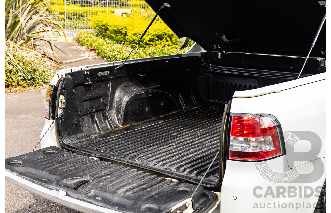 6/2014 Holden VF Commodore SS-V 2d Utility Heron White V8 6.0L - Supercharged