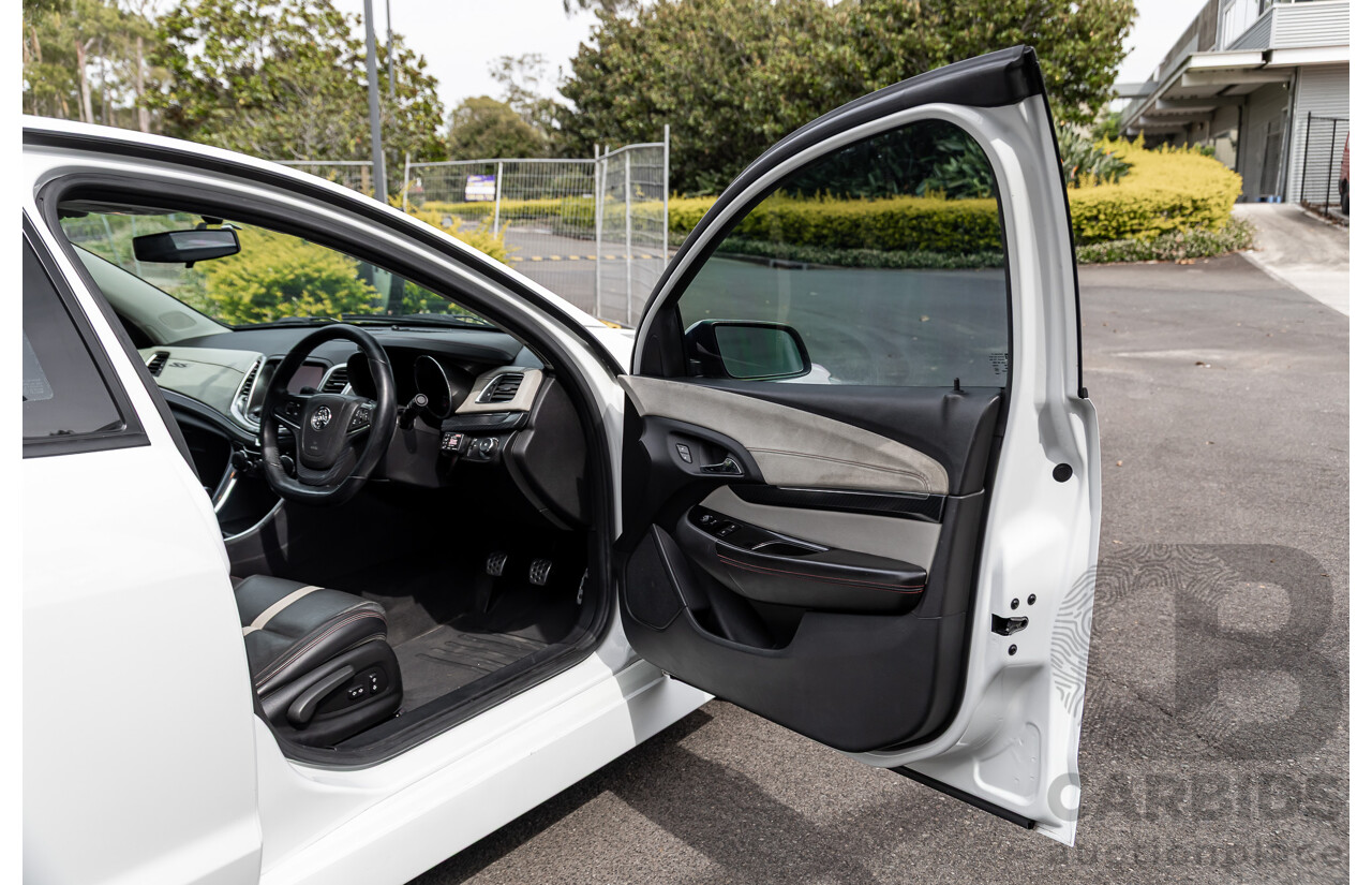 6/2014 Holden VF Commodore SS-V 2d Utility Heron White V8 6.0L - Supercharged