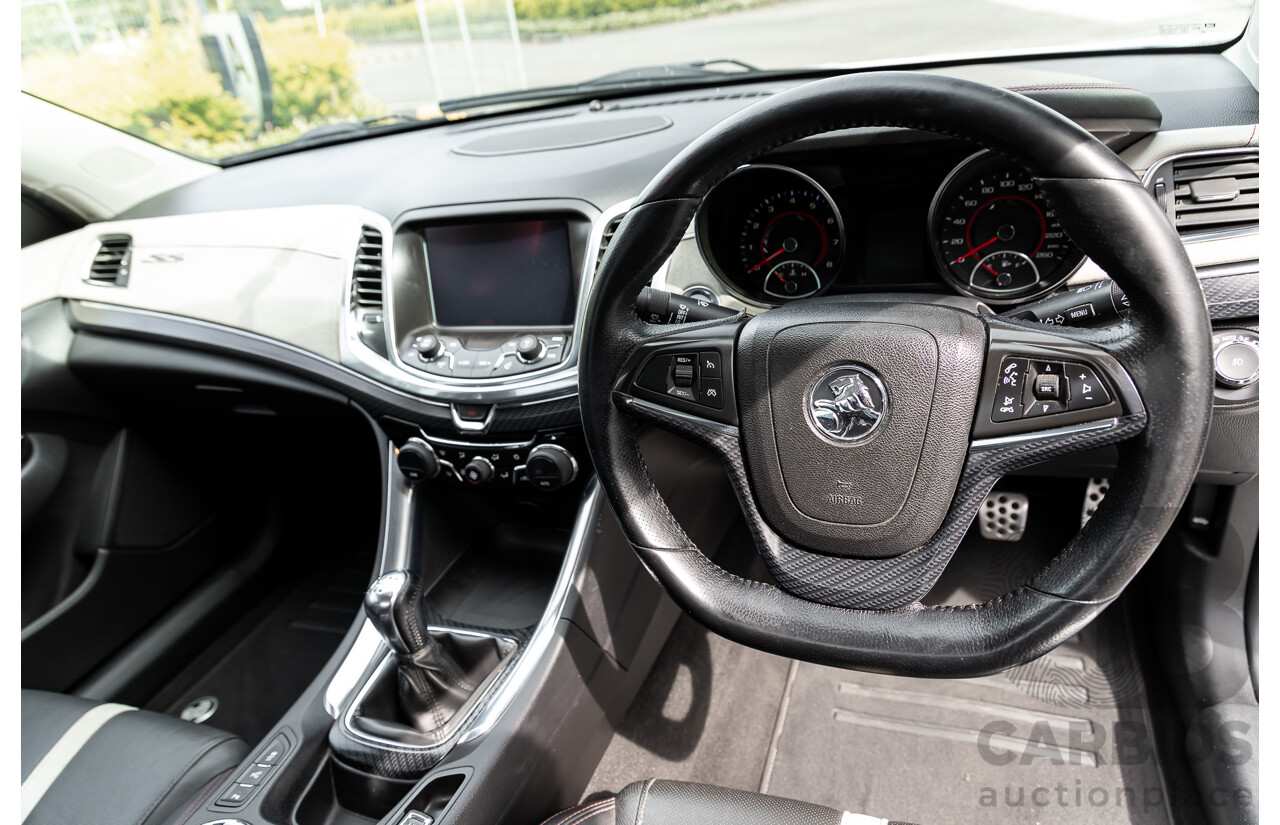 6/2014 Holden VF Commodore SS-V 2d Utility Heron White V8 6.0L - Supercharged