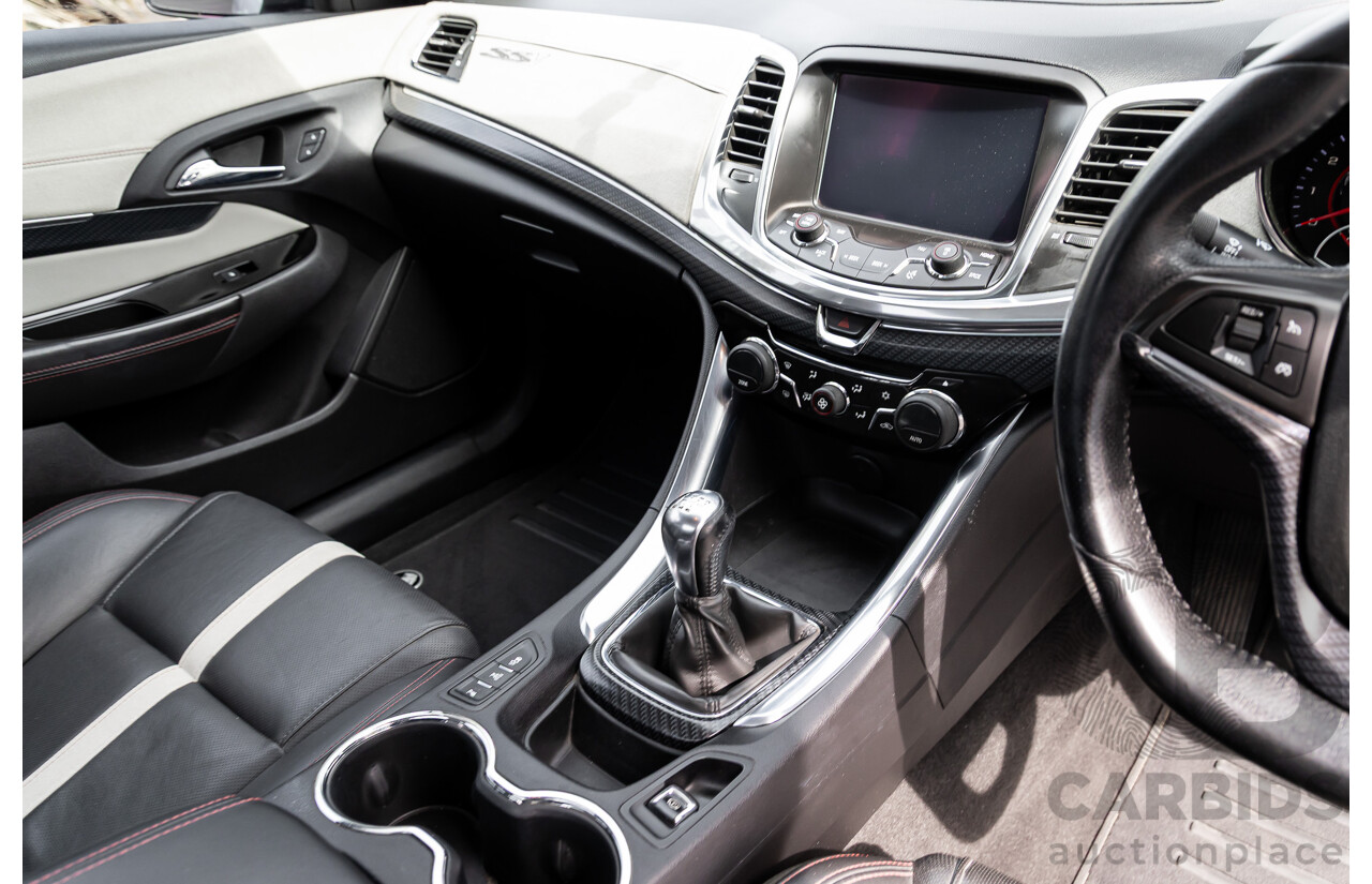 6/2014 Holden VF Commodore SS-V 2d Utility Heron White V8 6.0L - Supercharged