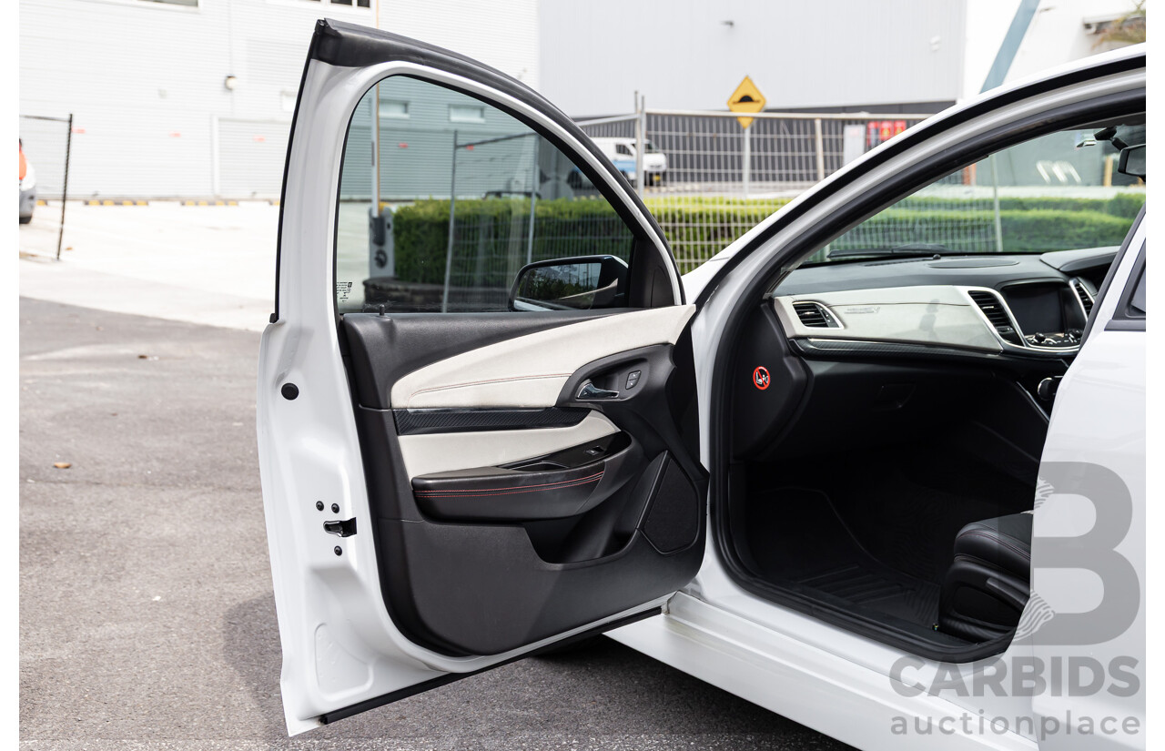 6/2014 Holden VF Commodore SS-V 2d Utility Heron White V8 6.0L - Supercharged