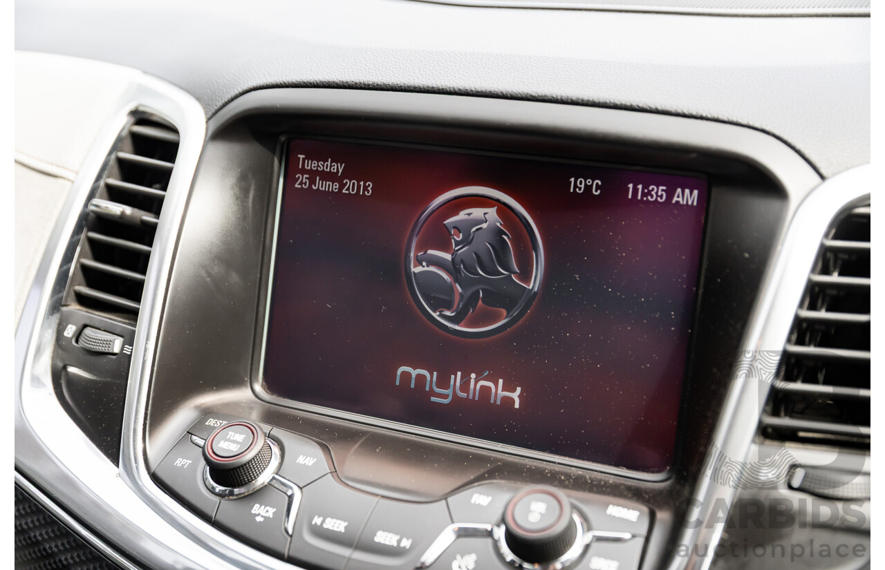 6/2014 Holden VF Commodore SS-V 2d Utility Heron White V8 6.0L - Supercharged