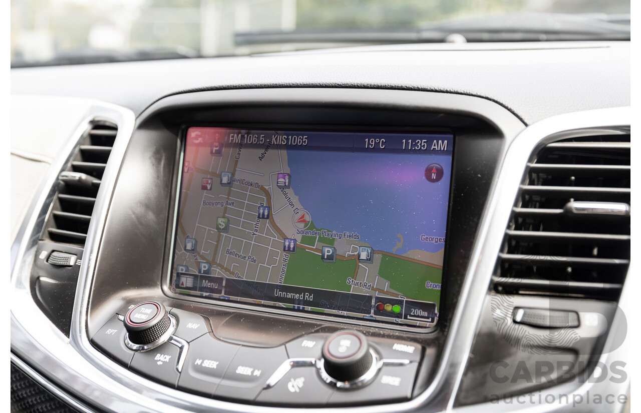 6/2014 Holden VF Commodore SS-V 2d Utility Heron White V8 6.0L - Supercharged