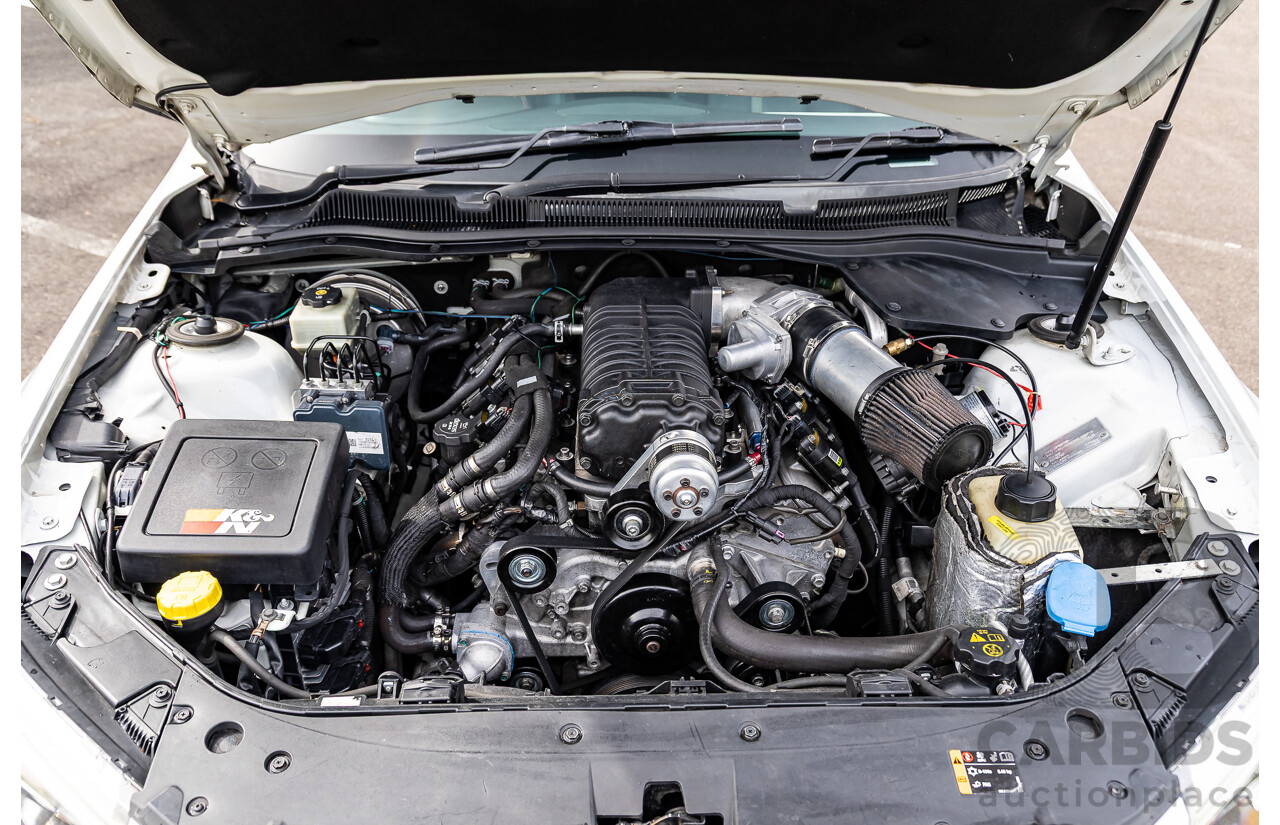 6/2014 Holden VF Commodore SS-V 2d Utility Heron White V8 6.0L - Supercharged