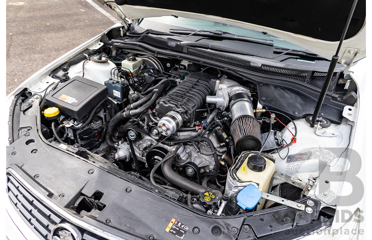 6/2014 Holden VF Commodore SS-V 2d Utility Heron White V8 6.0L - Supercharged