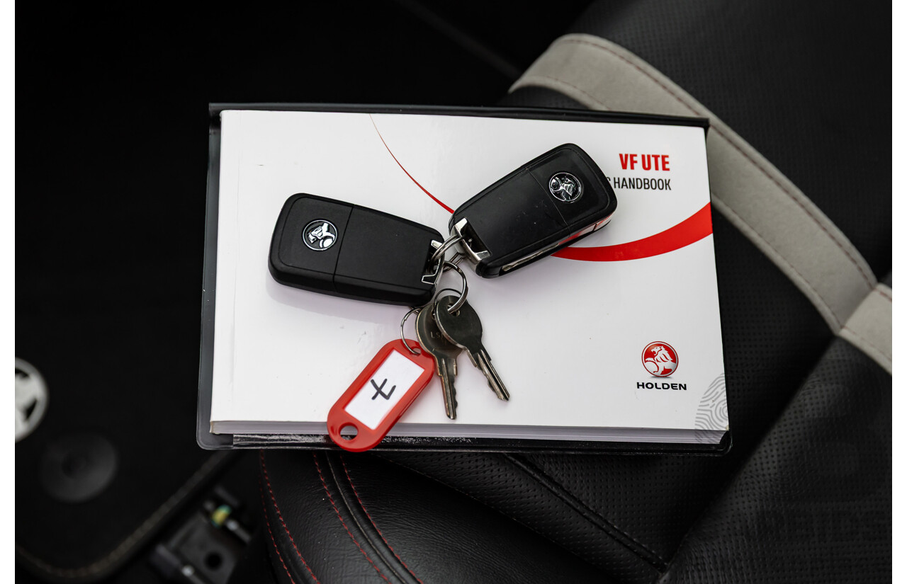 6/2014 Holden VF Commodore SS-V 2d Utility Heron White V8 6.0L - Supercharged