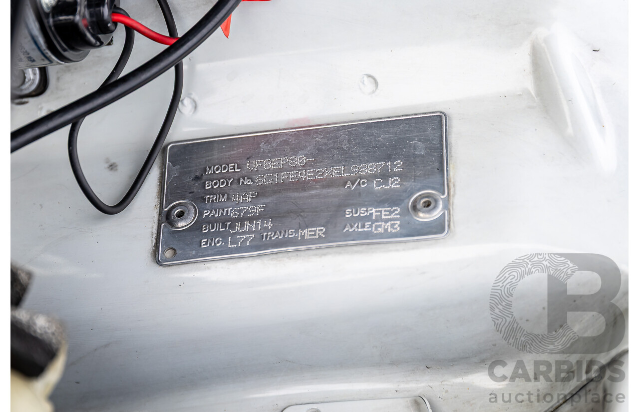 6/2014 Holden VF Commodore SS-V 2d Utility Heron White V8 6.0L - Supercharged