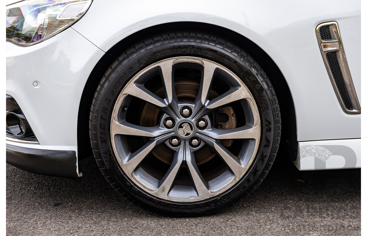 6/2014 Holden VF Commodore SS-V 2d Utility Heron White V8 6.0L - Supercharged
