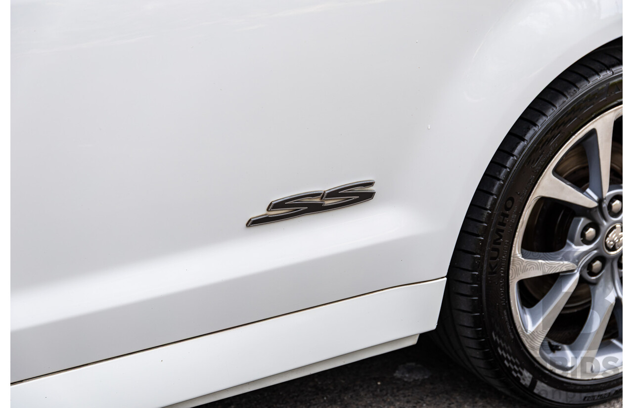 6/2014 Holden VF Commodore SS-V 2d Utility Heron White V8 6.0L - Supercharged