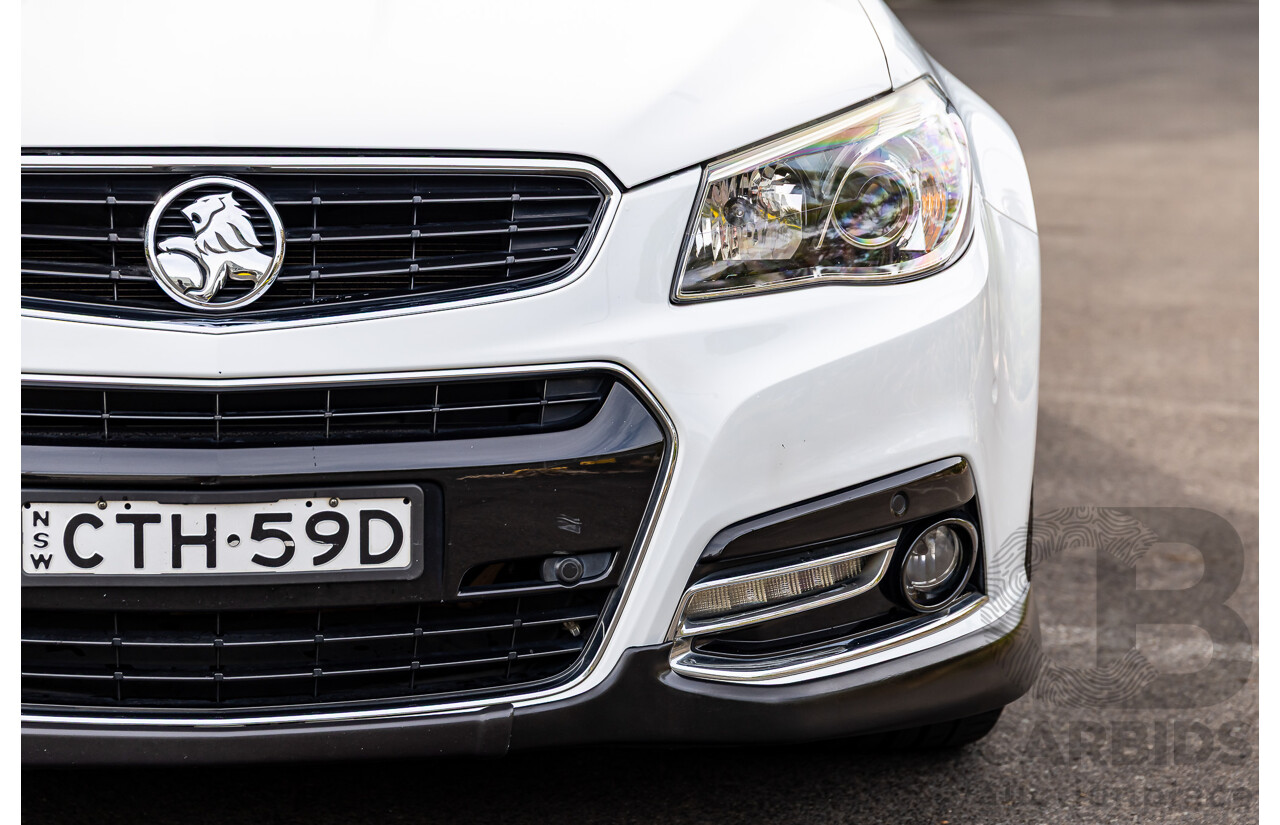 6/2014 Holden VF Commodore SS-V 2d Utility Heron White V8 6.0L - Supercharged