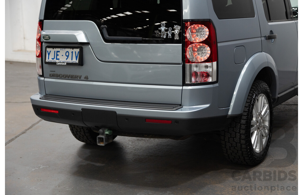 1/2013 Land Rover Discovery 4 3.0 TDV6 (4x4) MY13 4d Wagon Siberian Silver Turbo Diesel 3.0L - 7 Seats