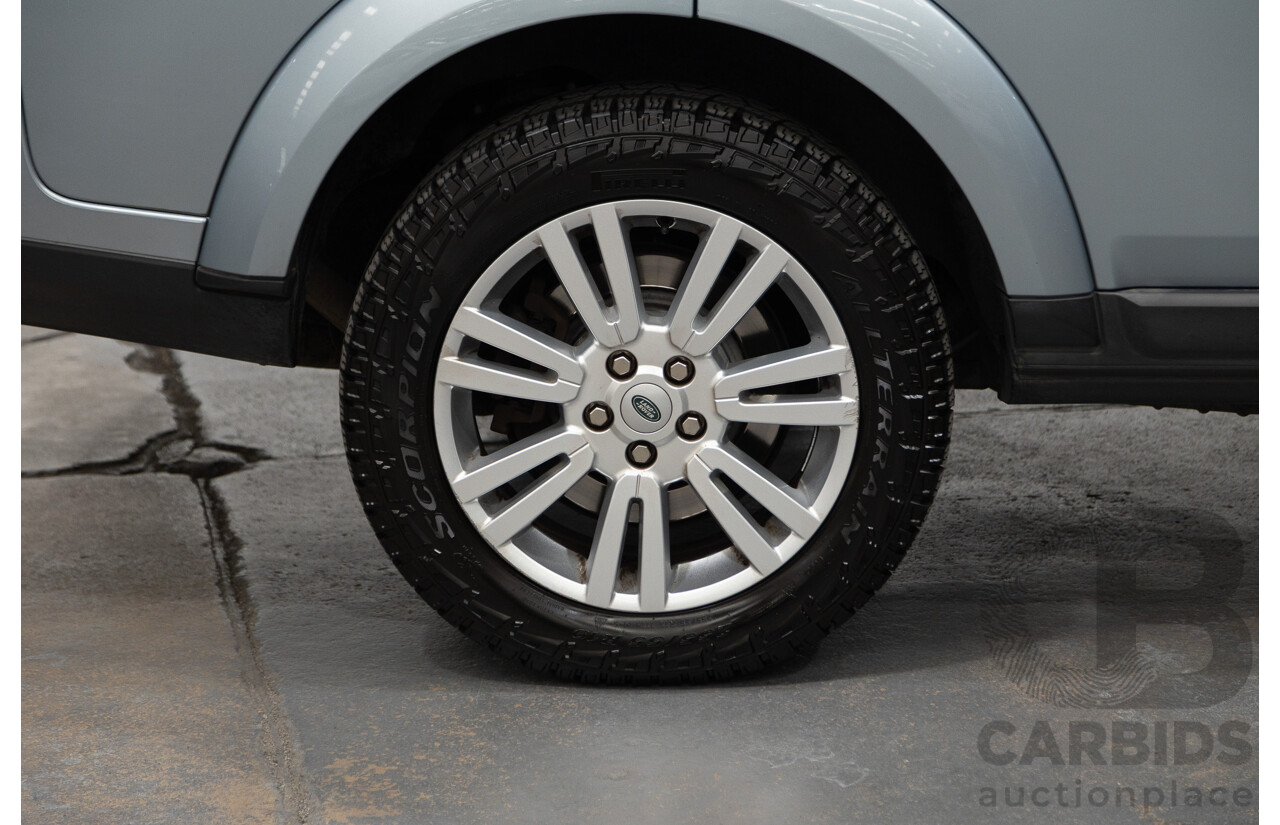 1/2013 Land Rover Discovery 4 3.0 TDV6 (4x4) MY13 4d Wagon Siberian Silver Turbo Diesel 3.0L - 7 Seats
