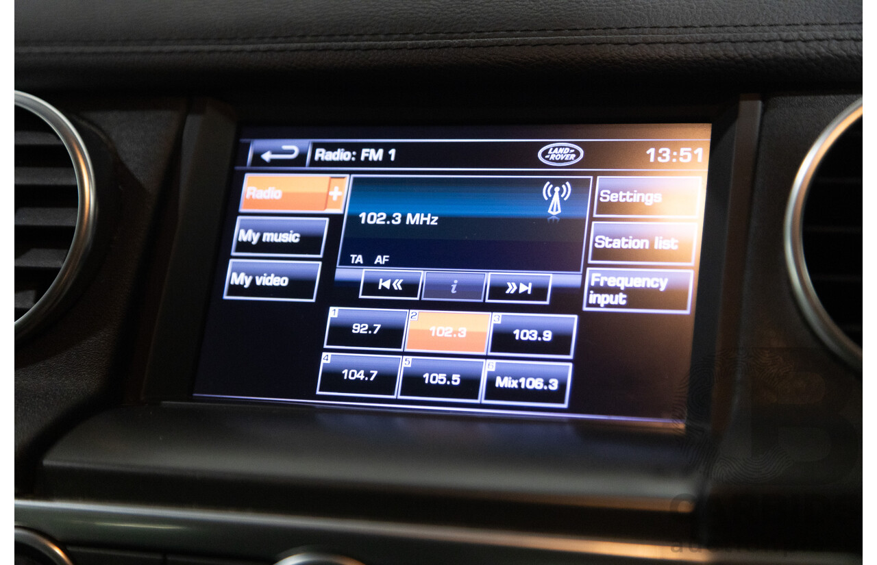 1/2013 Land Rover Discovery 4 3.0 TDV6 (4x4) MY13 4d Wagon Siberian Silver Turbo Diesel 3.0L - 7 Seats