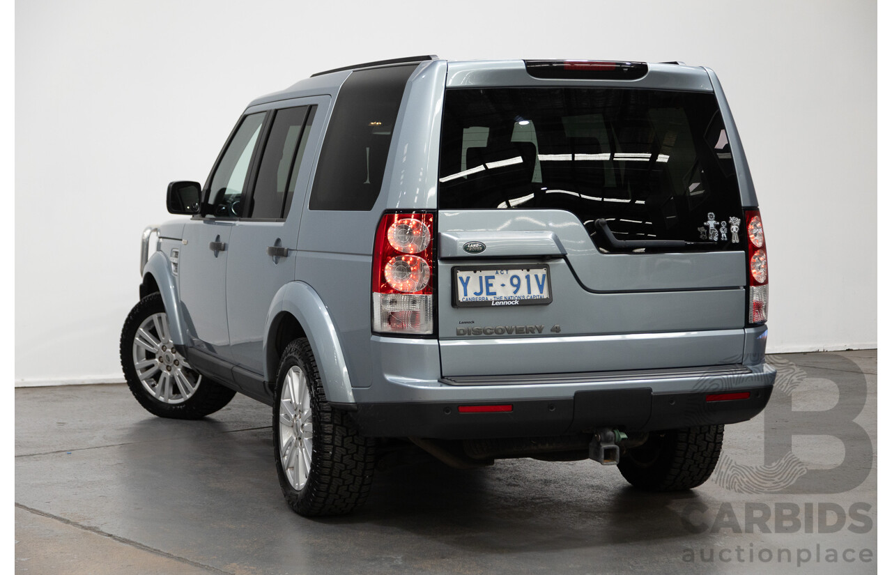 1/2013 Land Rover Discovery 4 3.0 TDV6 (4x4) MY13 4d Wagon Siberian Silver Turbo Diesel 3.0L - 7 Seats