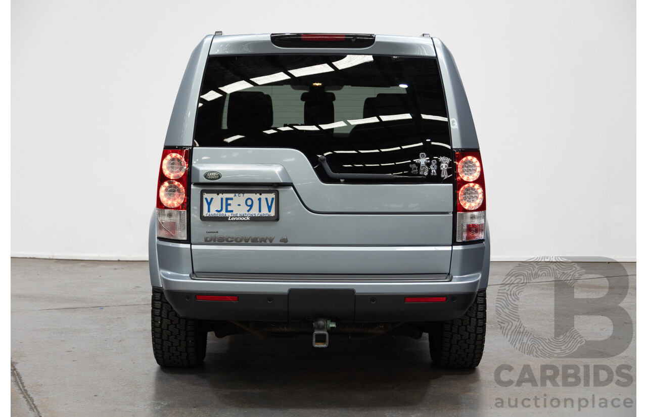 1/2013 Land Rover Discovery 4 3.0 TDV6 (4x4) MY13 4d Wagon Siberian Silver Turbo Diesel 3.0L - 7 Seats