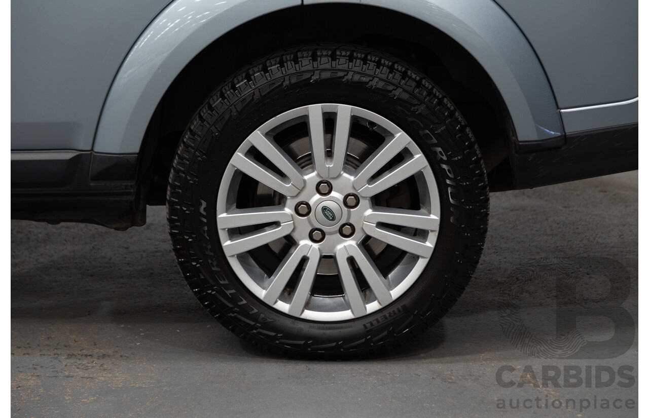 1/2013 Land Rover Discovery 4 3.0 TDV6 (4x4) MY13 4d Wagon Siberian Silver Turbo Diesel 3.0L - 7 Seats