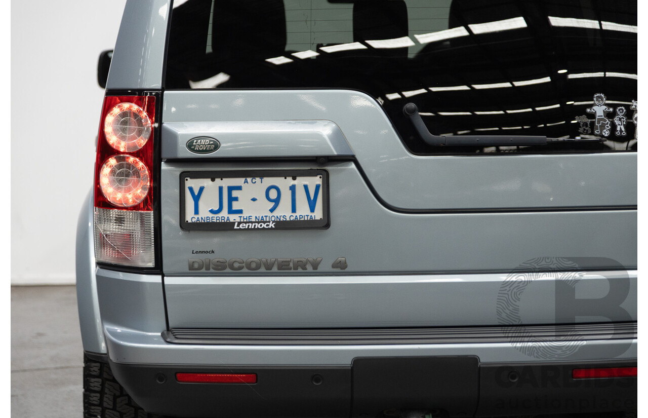 1/2013 Land Rover Discovery 4 3.0 TDV6 (4x4) MY13 4d Wagon Siberian Silver Turbo Diesel 3.0L - 7 Seats