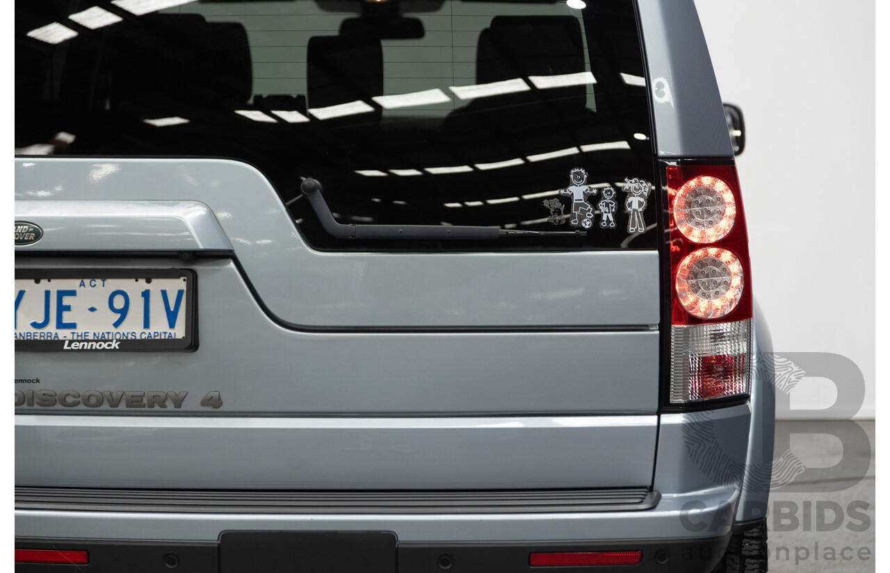 1/2013 Land Rover Discovery 4 3.0 TDV6 (4x4) MY13 4d Wagon Siberian Silver Turbo Diesel 3.0L - 7 Seats