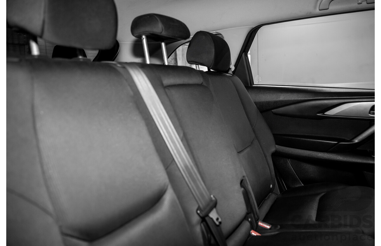 01/2018 Mazda CX-9 Sport (FWD) MY18 4D Wagon Snowflake White Pearl Turbo 2.5L - 7 Seater