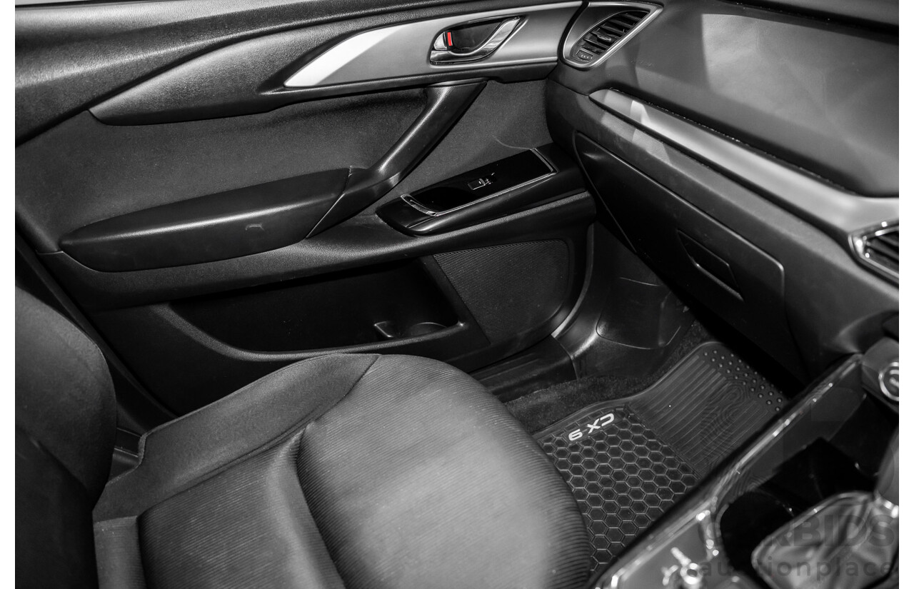 01/2018 Mazda CX-9 Sport (FWD) MY18 4D Wagon Snowflake White Pearl Turbo 2.5L - 7 Seater