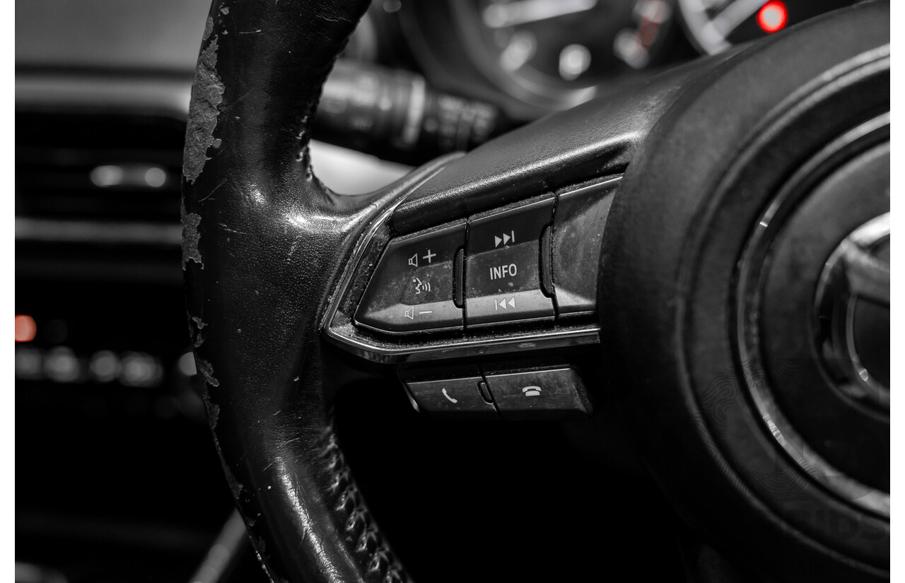 01/2018 Mazda CX-9 Sport (FWD) MY18 4D Wagon Snowflake White Pearl Turbo 2.5L - 7 Seater