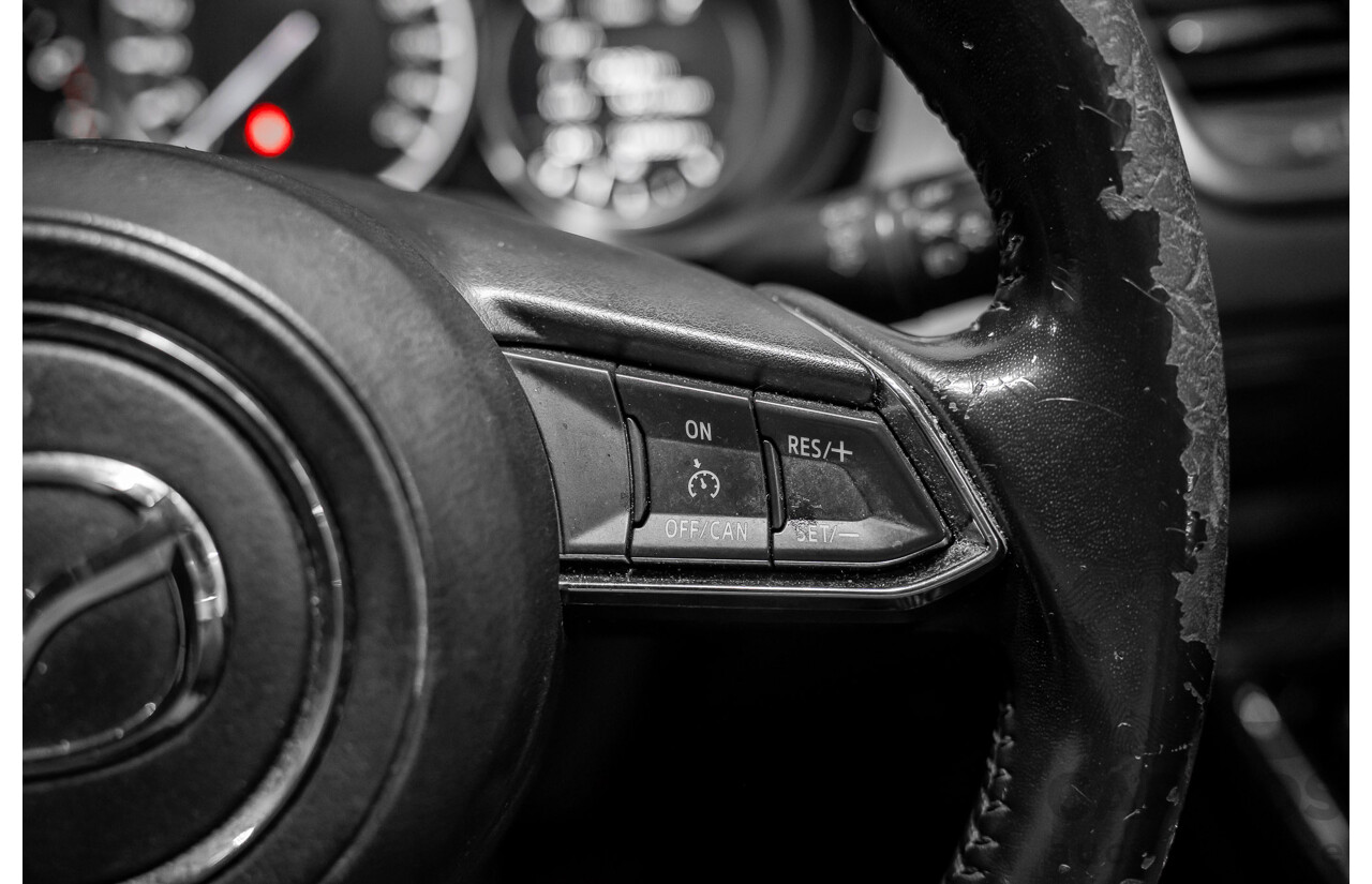 01/2018 Mazda CX-9 Sport (FWD) MY18 4D Wagon Snowflake White Pearl Turbo 2.5L - 7 Seater