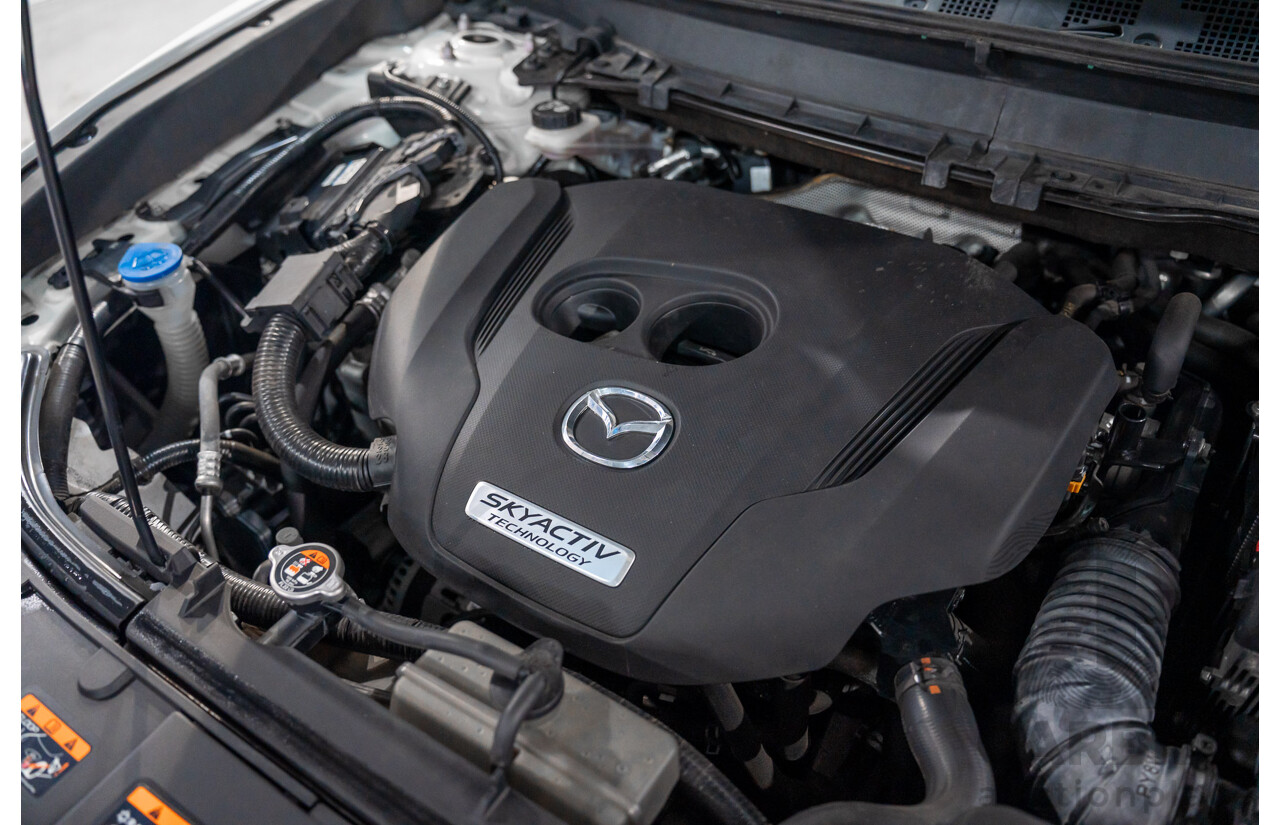 01/2018 Mazda CX-9 Sport (FWD) MY18 4D Wagon Snowflake White Pearl Turbo 2.5L - 7 Seater