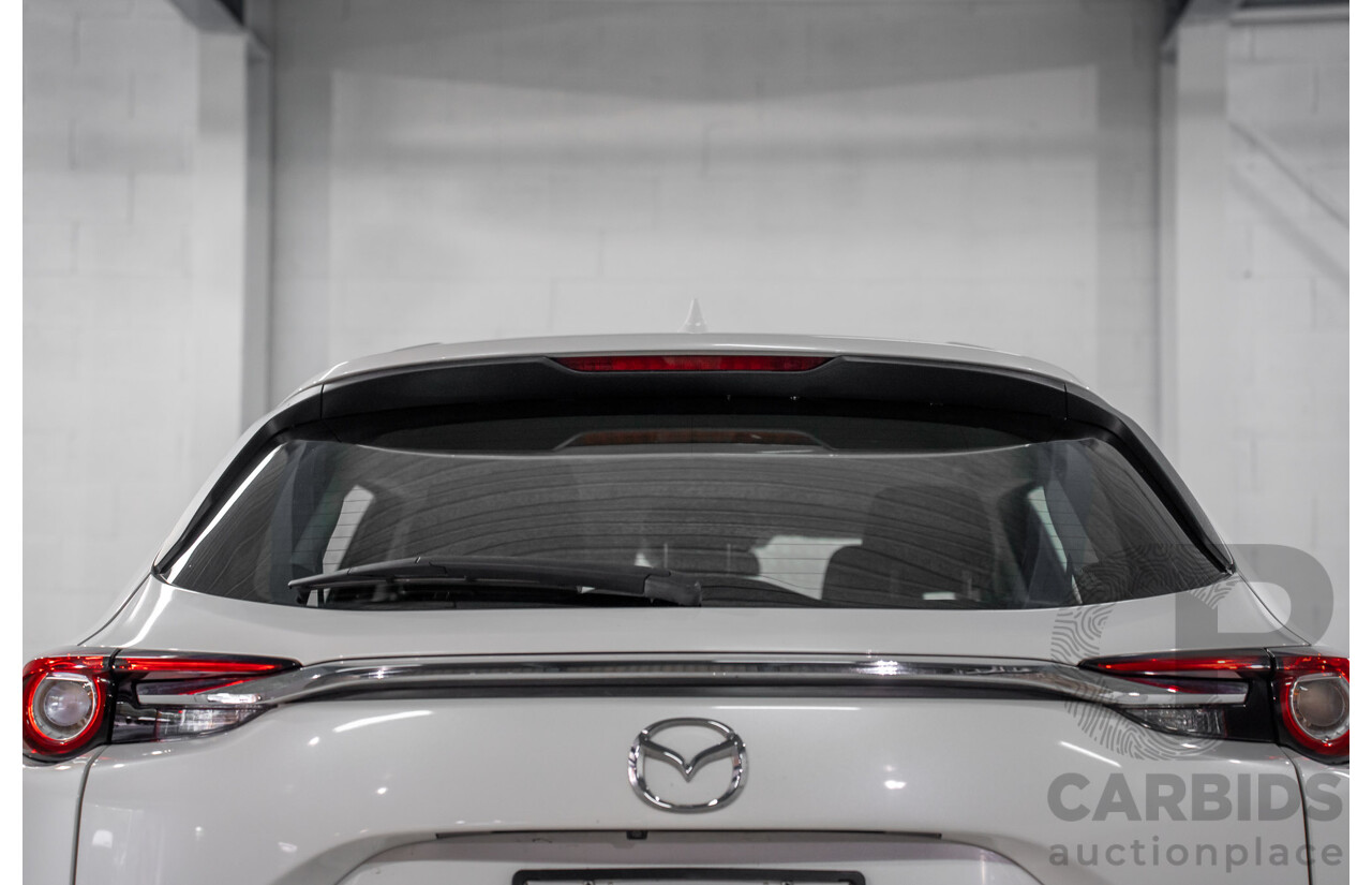 01/2018 Mazda CX-9 Sport (FWD) MY18 4D Wagon Snowflake White Pearl Turbo 2.5L - 7 Seater