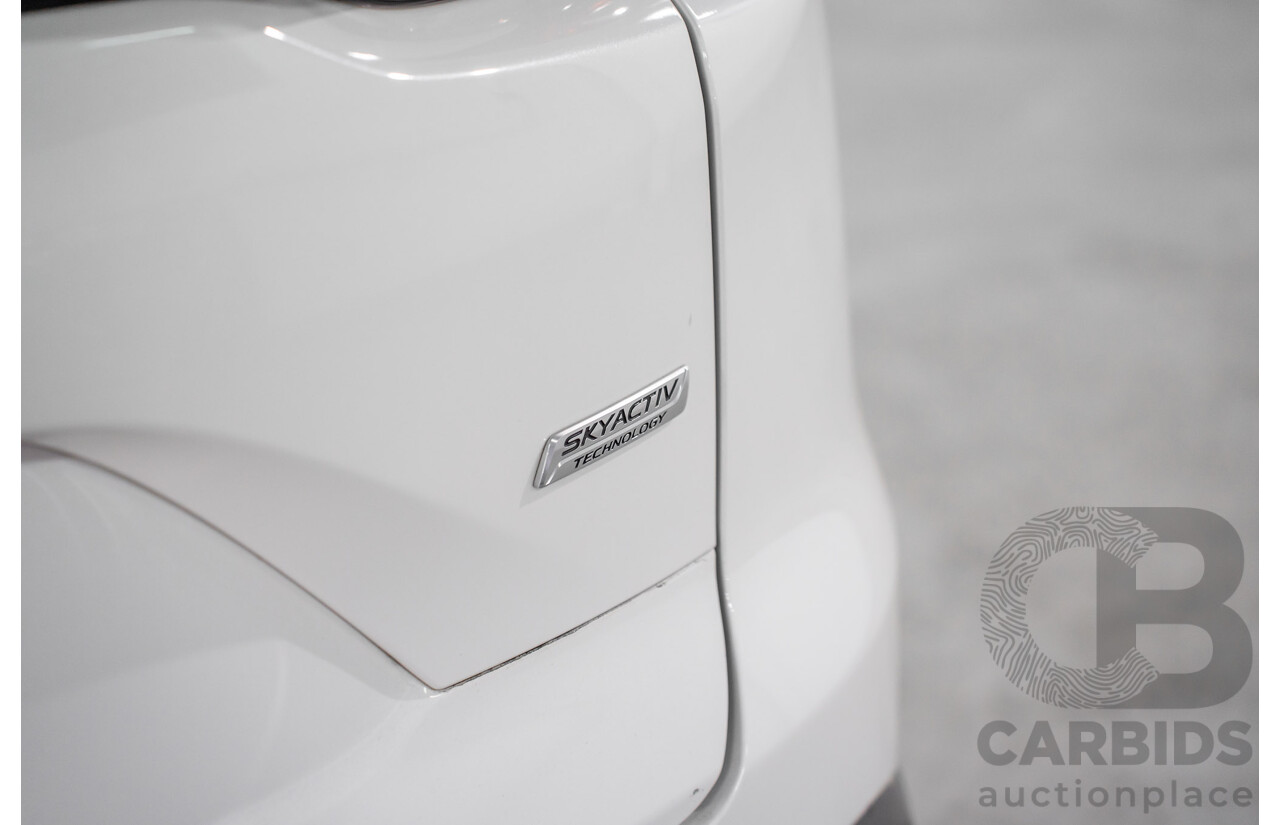 01/2018 Mazda CX-9 Sport (FWD) MY18 4D Wagon Snowflake White Pearl Turbo 2.5L - 7 Seater