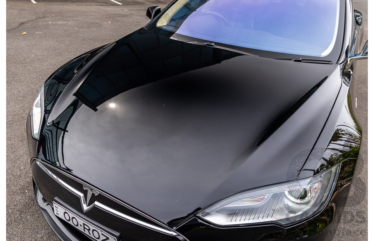 11/2014 Tesla Model S P85+ Performance Plus 4d Hatchback Black Dedicated Electric EV 310kw