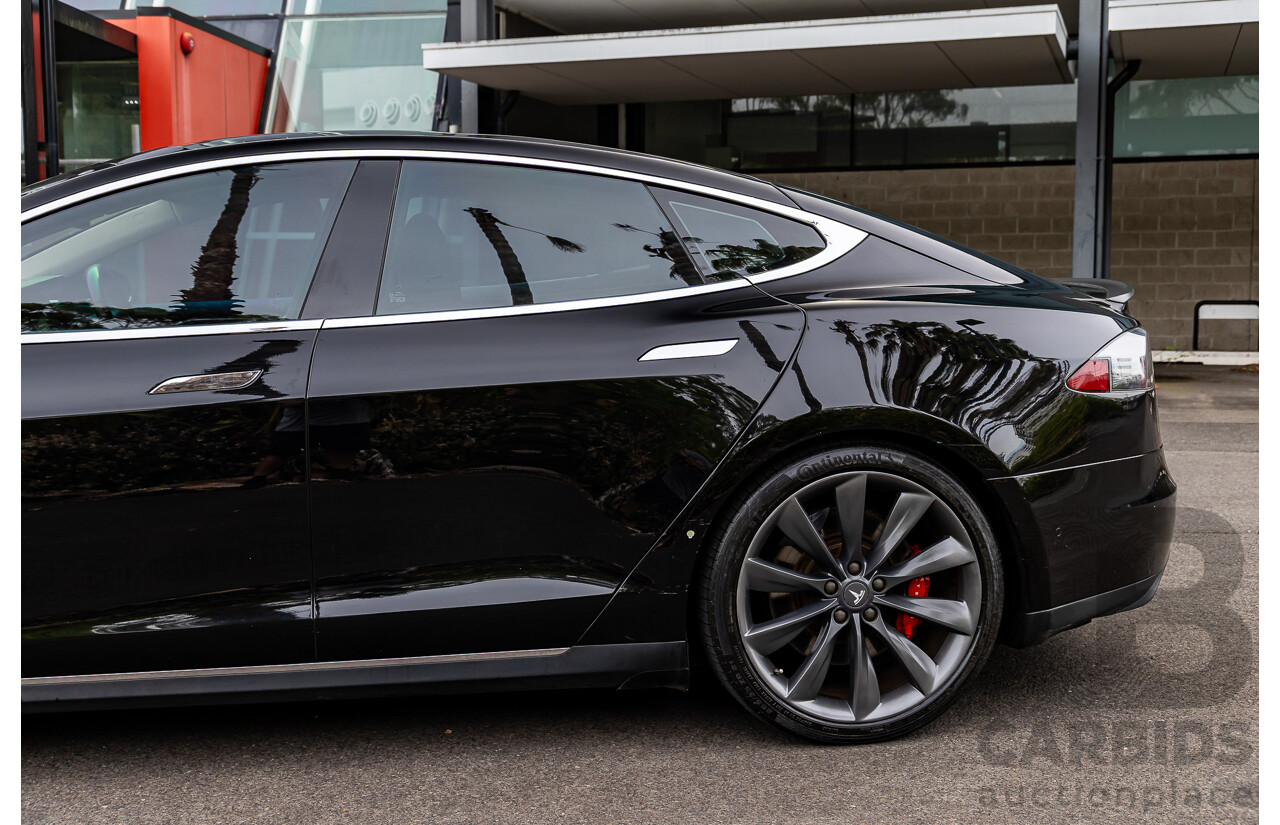 11/2014 Tesla Model S P85+ Performance Plus 4d Hatchback Black Dedicated Electric EV 310kw