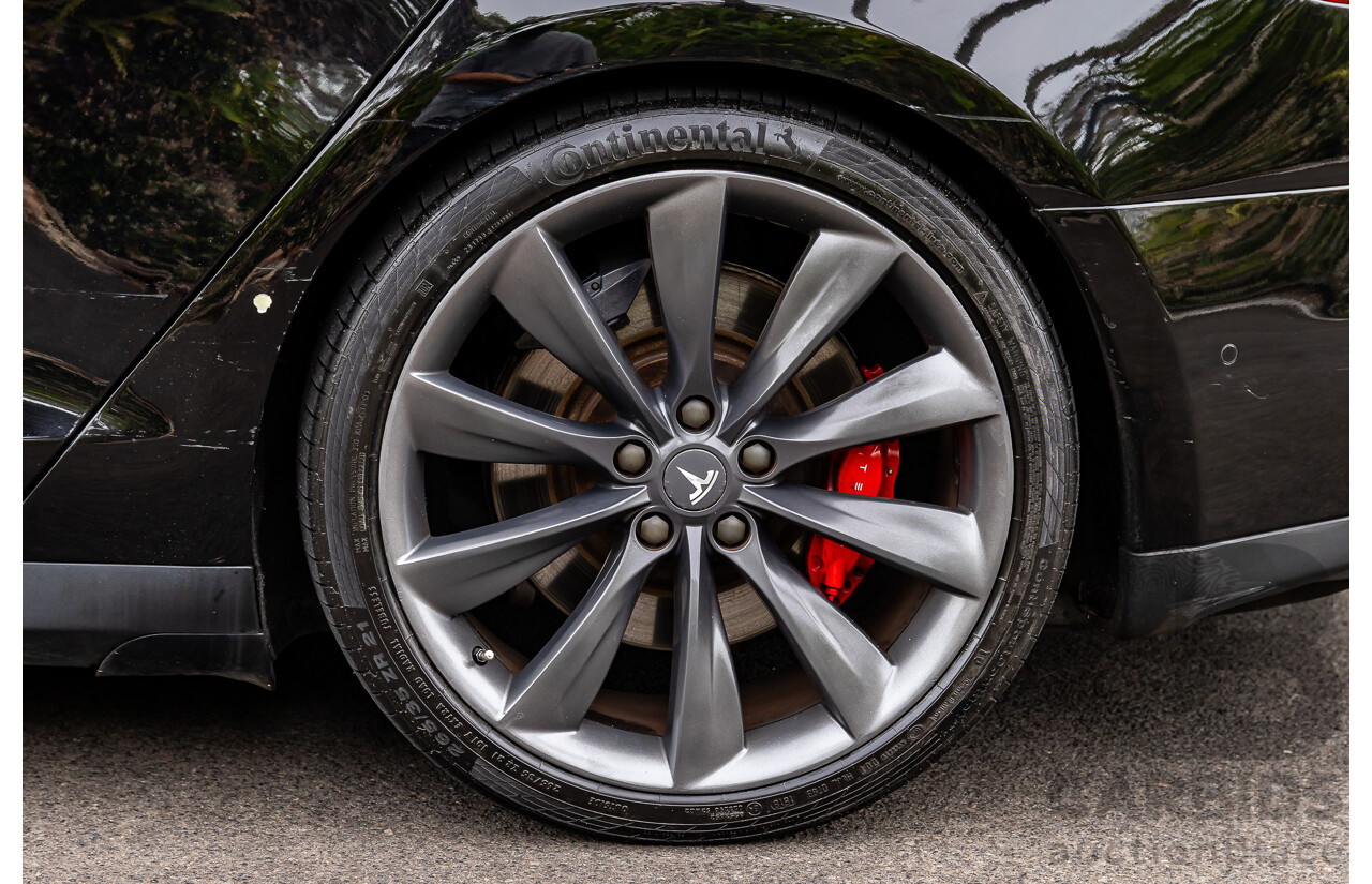 11/2014 Tesla Model S P85+ Performance Plus 4d Hatchback Black Dedicated Electric EV 310kw