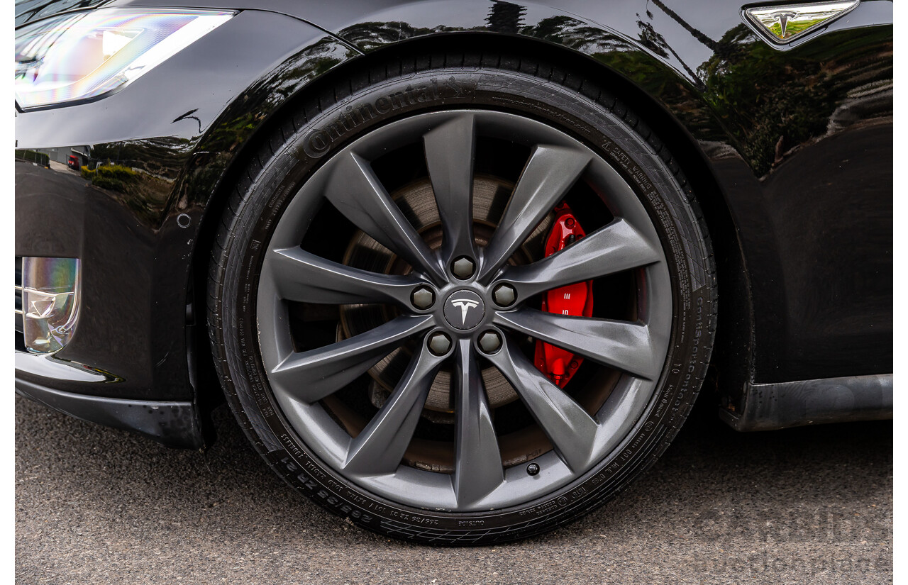 11/2014 Tesla Model S P85+ Performance Plus 4d Hatchback Black Dedicated Electric EV 310kw