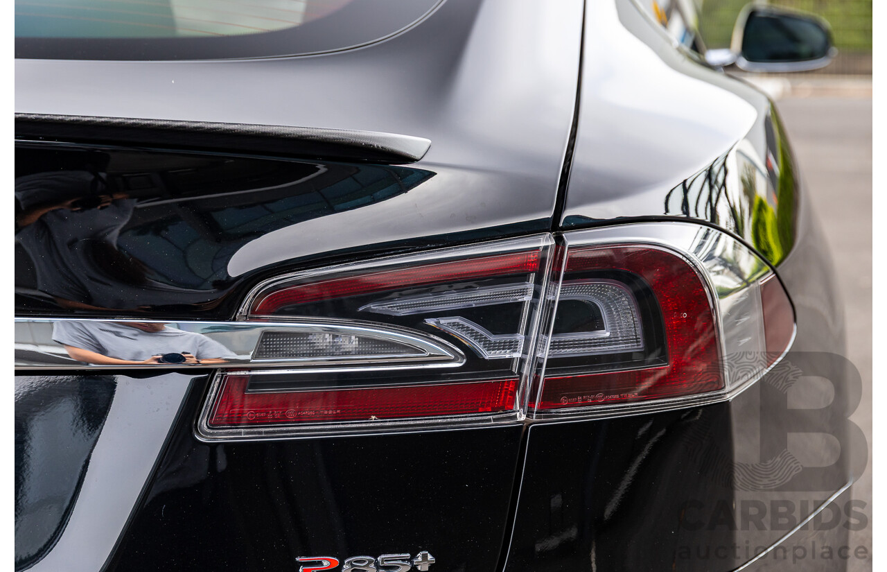 11/2014 Tesla Model S P85+ Performance Plus 4d Hatchback Black Dedicated Electric EV 310kw