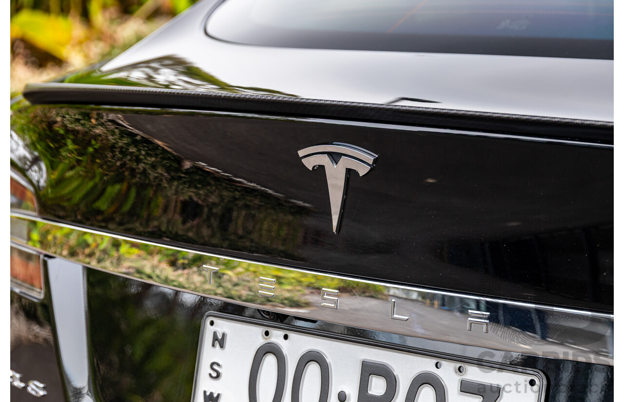11/2014 Tesla Model S P85+ Performance Plus 4d Hatchback Black Dedicated Electric EV 310kw