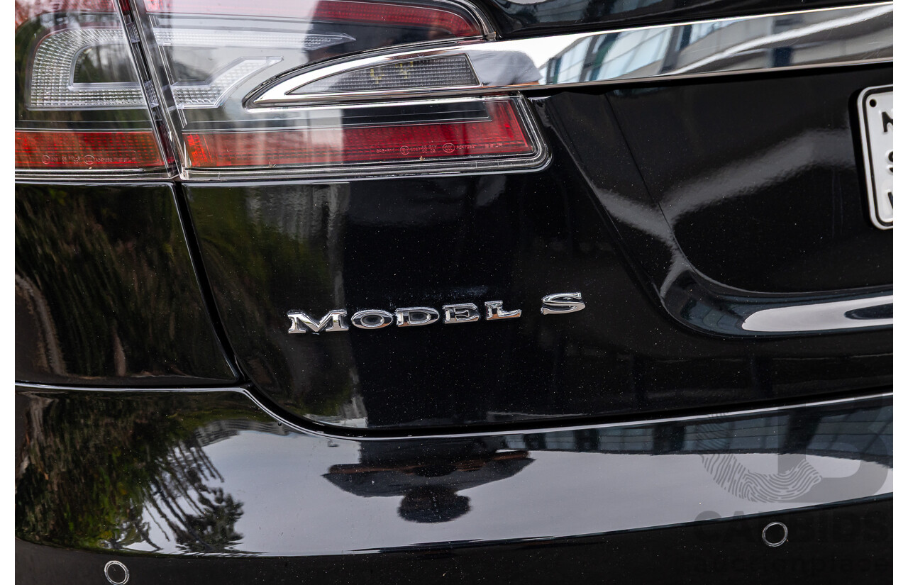 11/2014 Tesla Model S P85+ Performance Plus 4d Hatchback Black Dedicated Electric EV 310kw