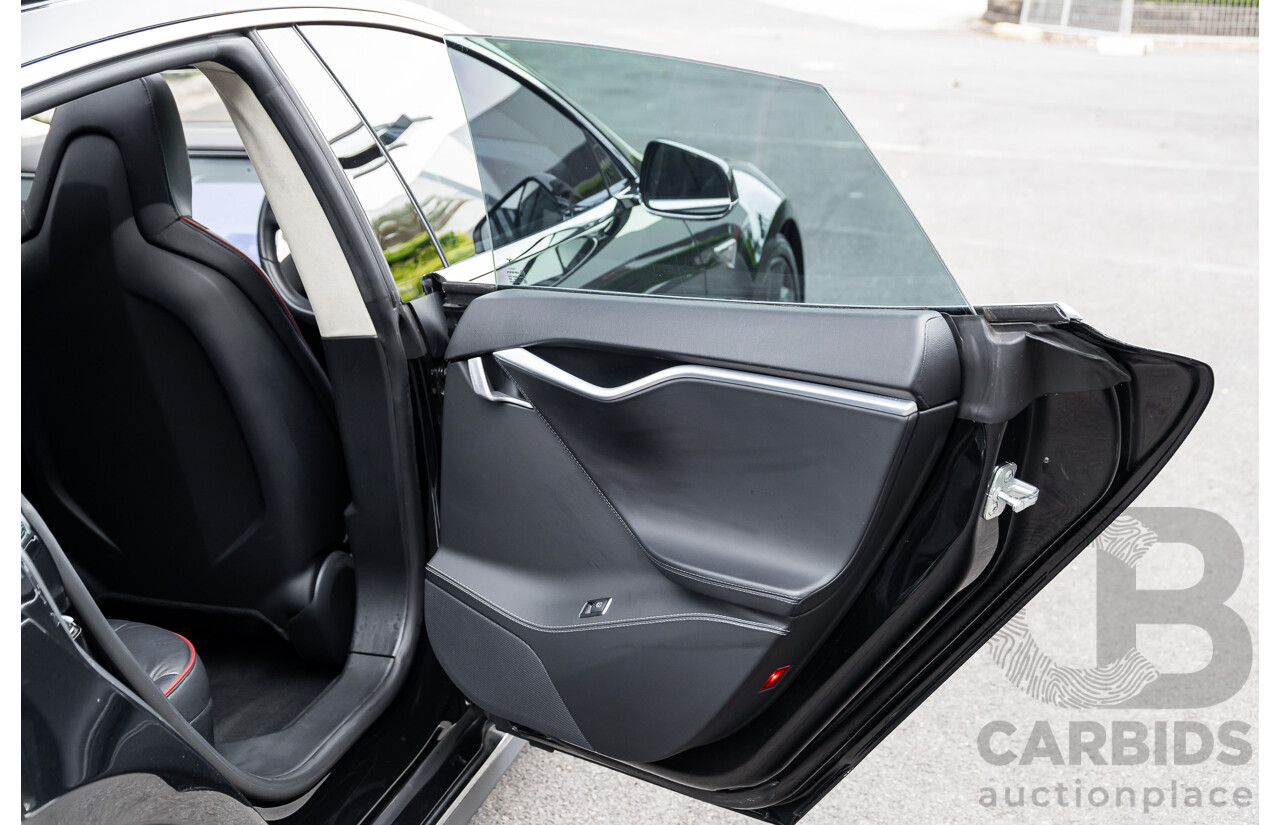 11/2014 Tesla Model S P85+ Performance Plus 4d Hatchback Black Dedicated Electric EV 310kw