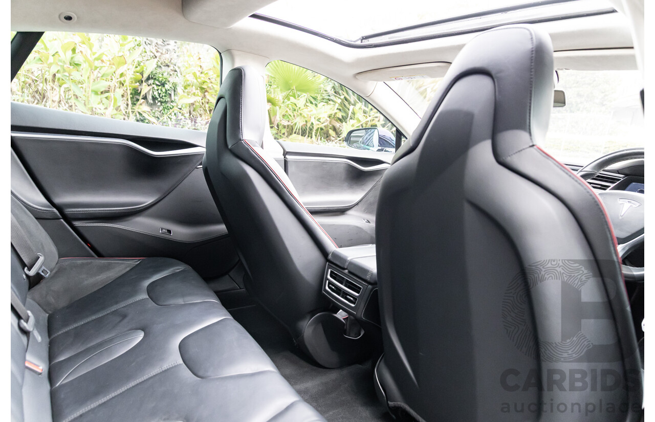 11/2014 Tesla Model S P85+ Performance Plus 4d Hatchback Black Dedicated Electric EV 310kw