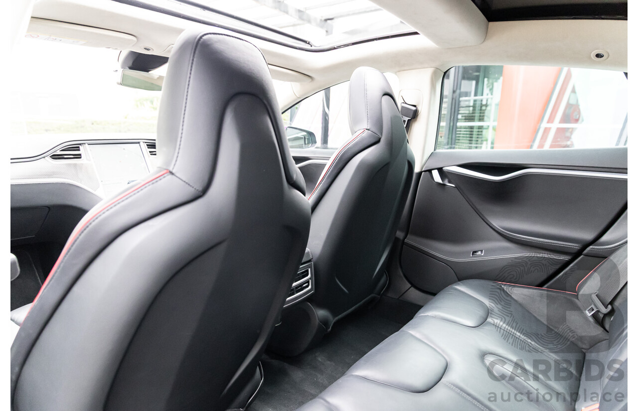 11/2014 Tesla Model S P85+ Performance Plus 4d Hatchback Black Dedicated Electric EV 310kw
