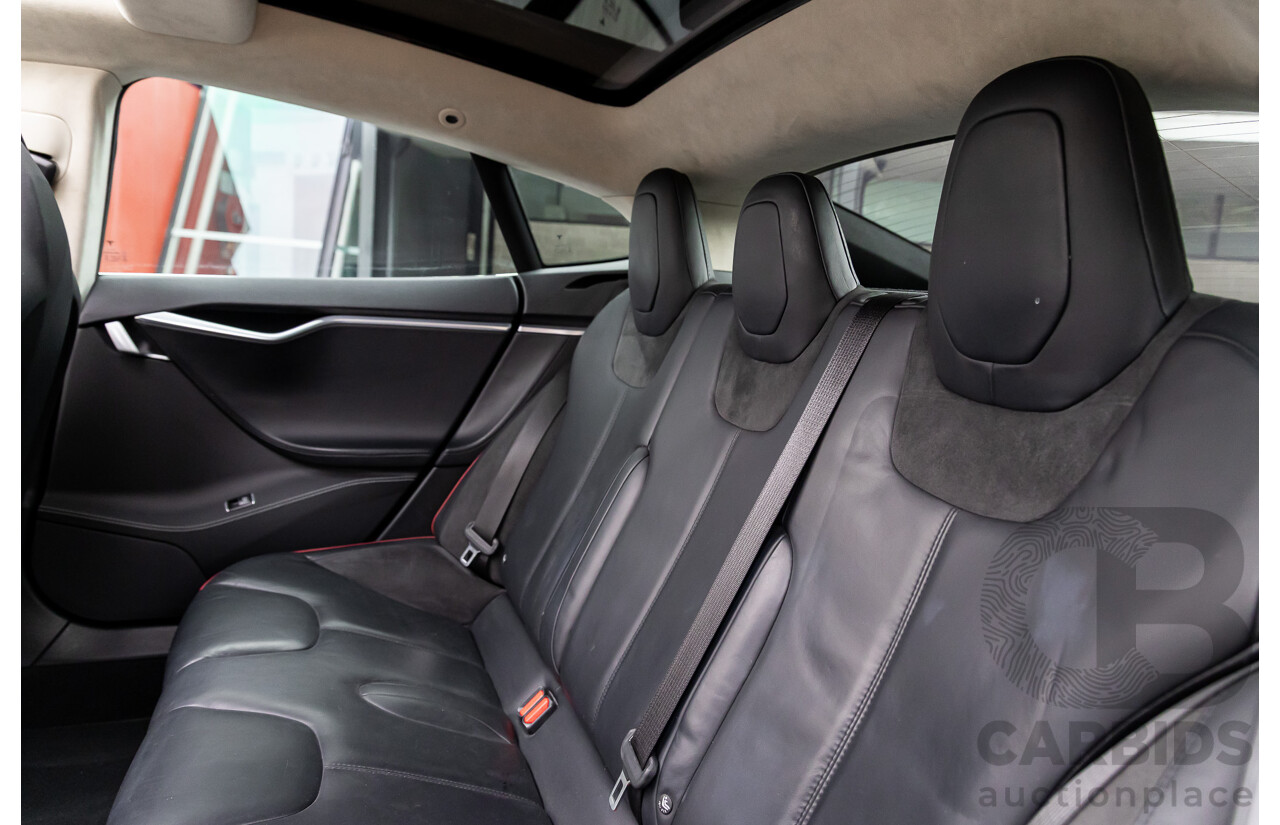 11/2014 Tesla Model S P85+ Performance Plus 4d Hatchback Black Dedicated Electric EV 310kw